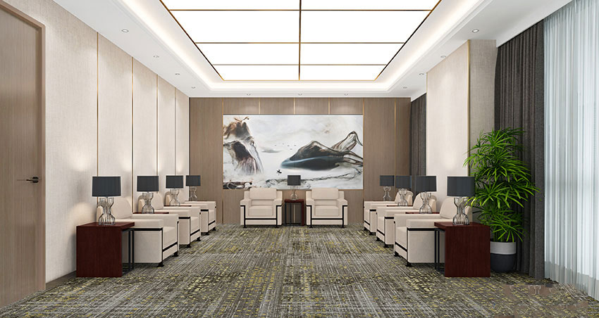 350平米鄭州辦公室設計施工效果圖