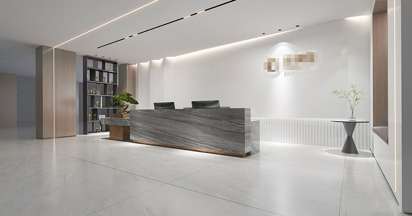 350平米鄭州辦公室設計施工效果圖