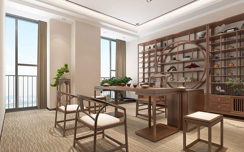 350平米鄭州辦公室設計施工效果圖