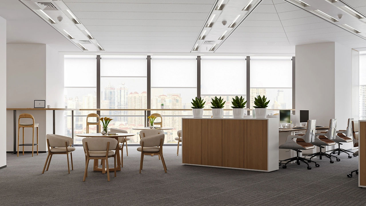 180平米鄭州辦公室設計裝修效果圖