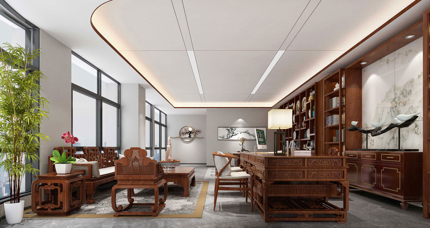 435平米鄭州辦公室裝修設(shè)計(jì)效果圖