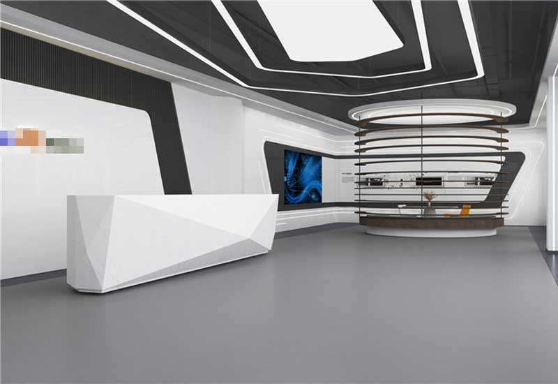 315平米鄭州企業辦公室裝修設計效果圖