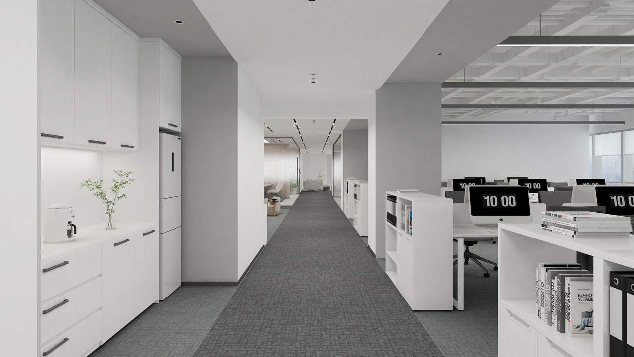 517平米鄭州辦公室裝修設計效果圖