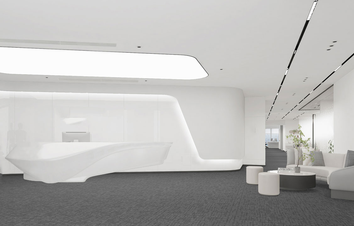 517平米鄭州辦公室裝修設計效果圖