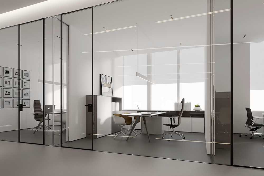 1200平米鄭州企業辦公室裝修設計效果圖