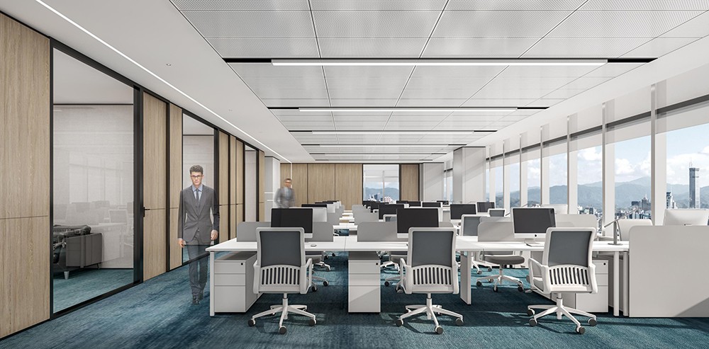 800平米鄭州辦公室裝修設(shè)計(jì)效果圖