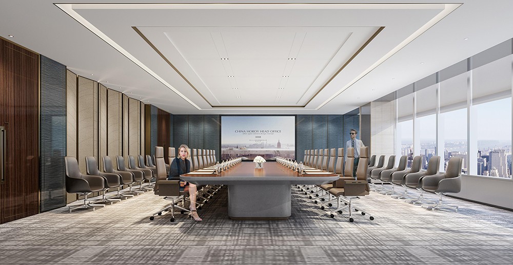 800平米鄭州辦公室裝修設(shè)計(jì)效果圖