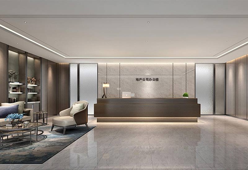 1300平米鄭州公司辦公樓設計效果圖