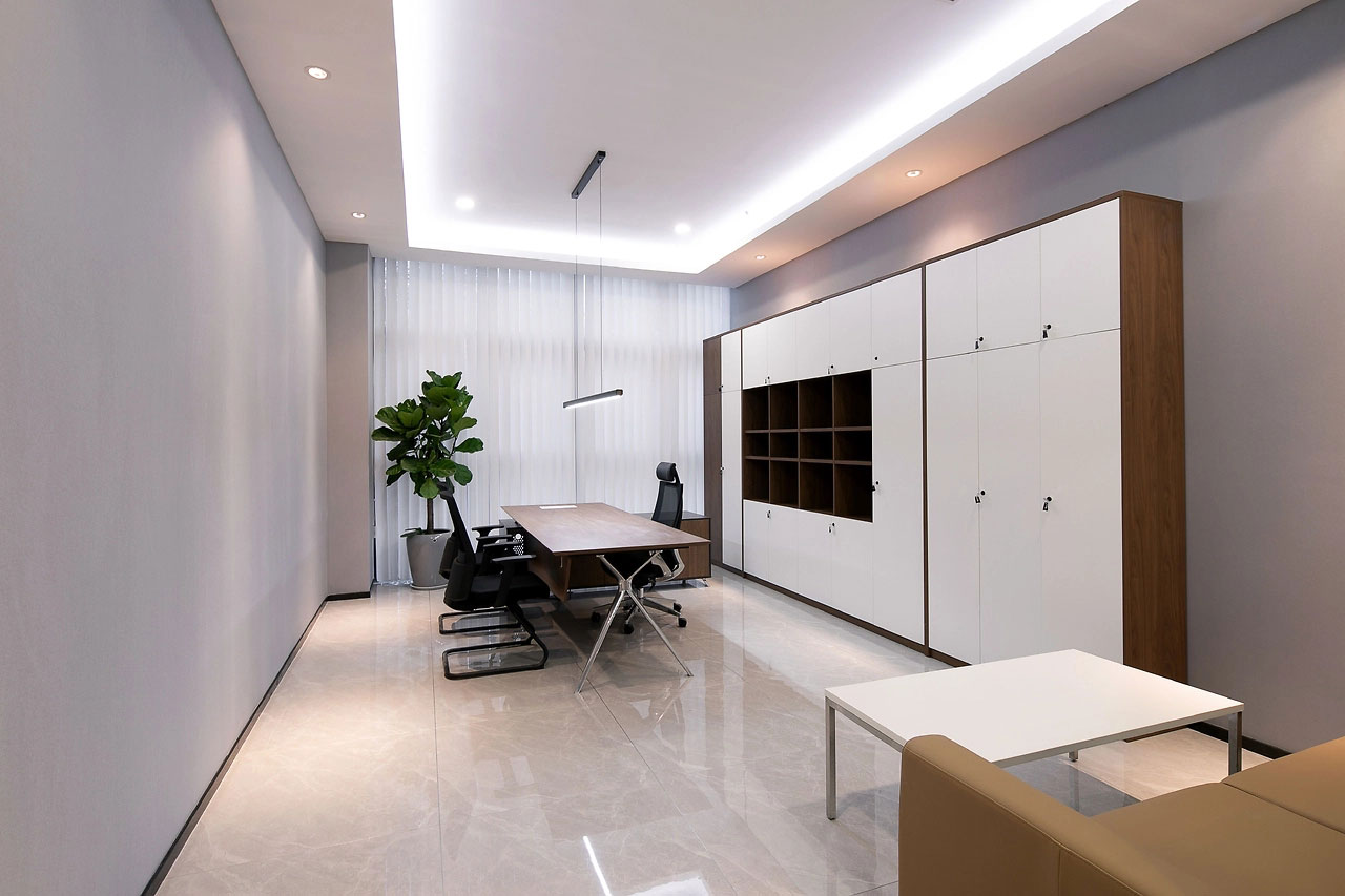 360平米鄭州辦公室設(shè)計施工效果圖