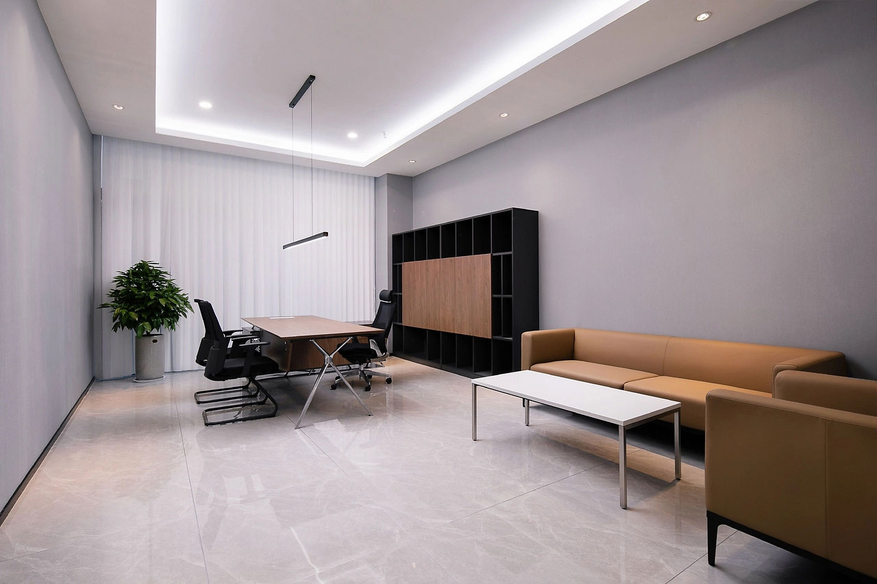 360平米鄭州辦公室設(shè)計施工效果圖