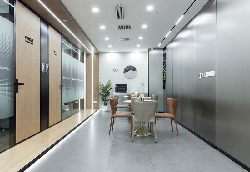 300平米企業辦公室裝修設計效果圖