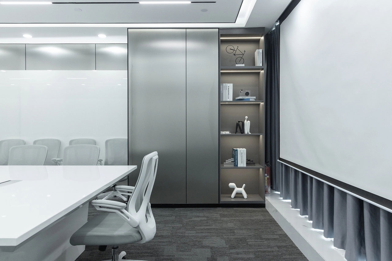 300平米企業辦公室裝修設計效果圖