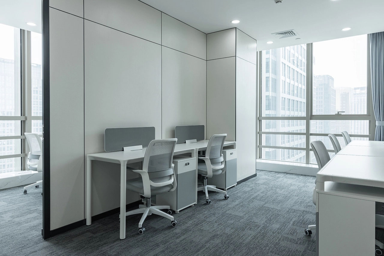 300平米企業辦公室裝修設計效果圖