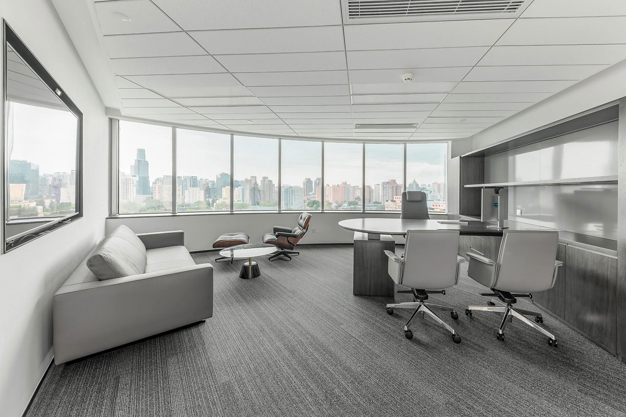 347平米鄭州辦公室設計效果圖