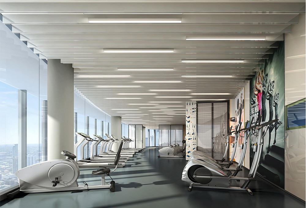 1300平米鄭州辦公樓裝修設計效果圖