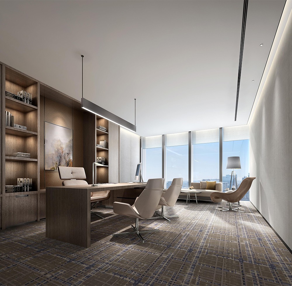 1300平米鄭州辦公樓裝修設計效果圖