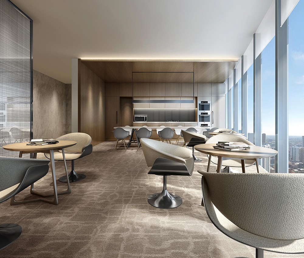 1300平米鄭州辦公樓裝修設計效果圖