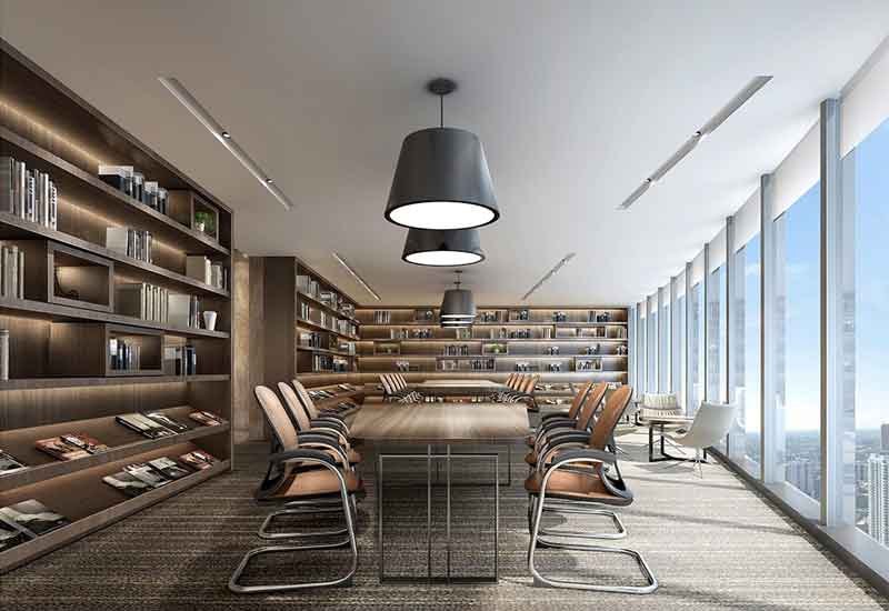 鄭州300㎡辦公室裝修：大氣商務空間設計要點