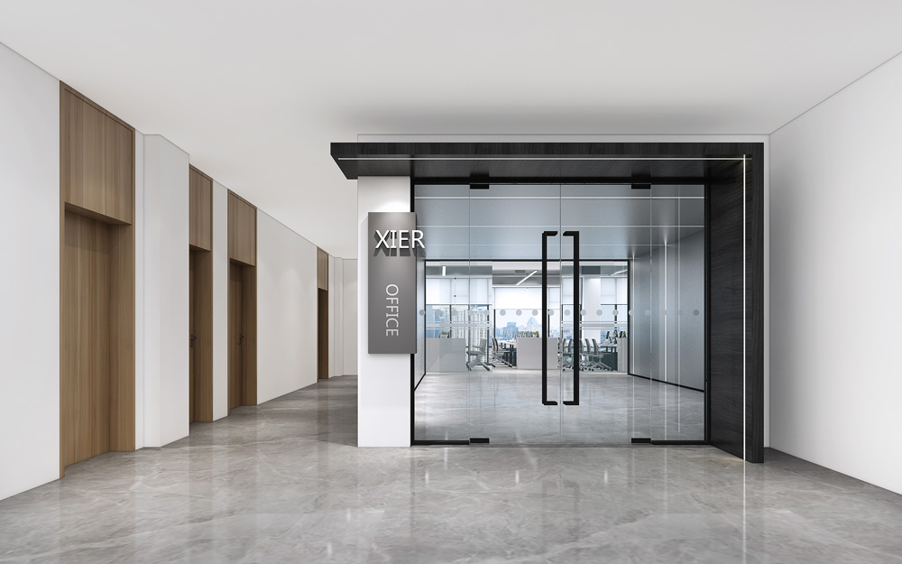 300平米鄭州辦公室設(shè)計(jì)施工效果圖