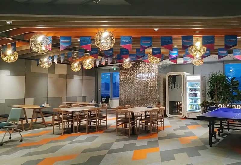 鄭州廣告公司辦公室裝修設計:創意展示區的設計要點